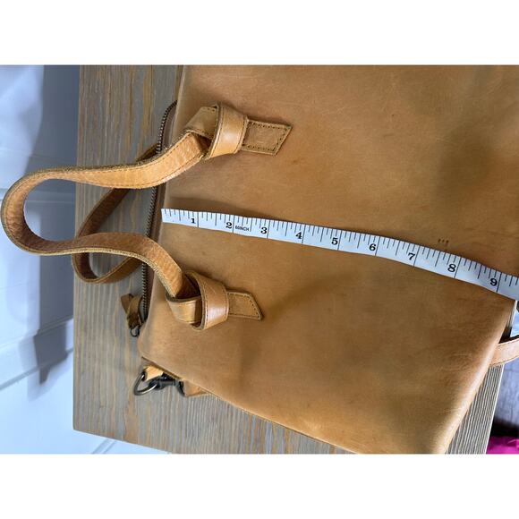 ABLE Bag Women's Brown Leather Rachel Knotted Details Crossbody Handbag - Picture 13 of 14